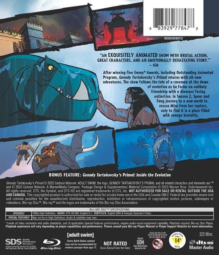 Genndy Tartakovsky's Primal: The Complete Second Season [Blu-ray]