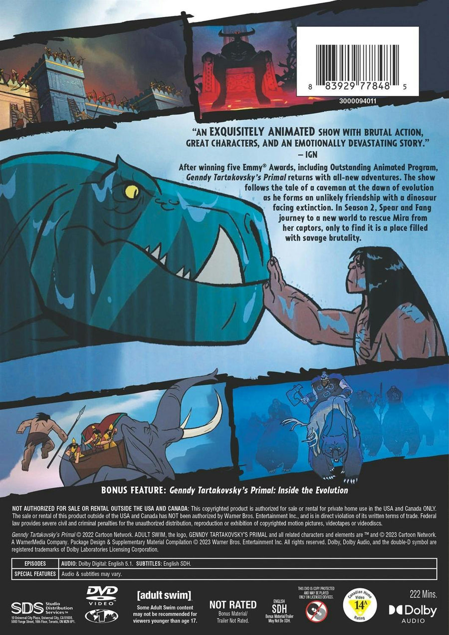 Genndy Tartakovsky's Primal: The Complete Second Season [DVD]