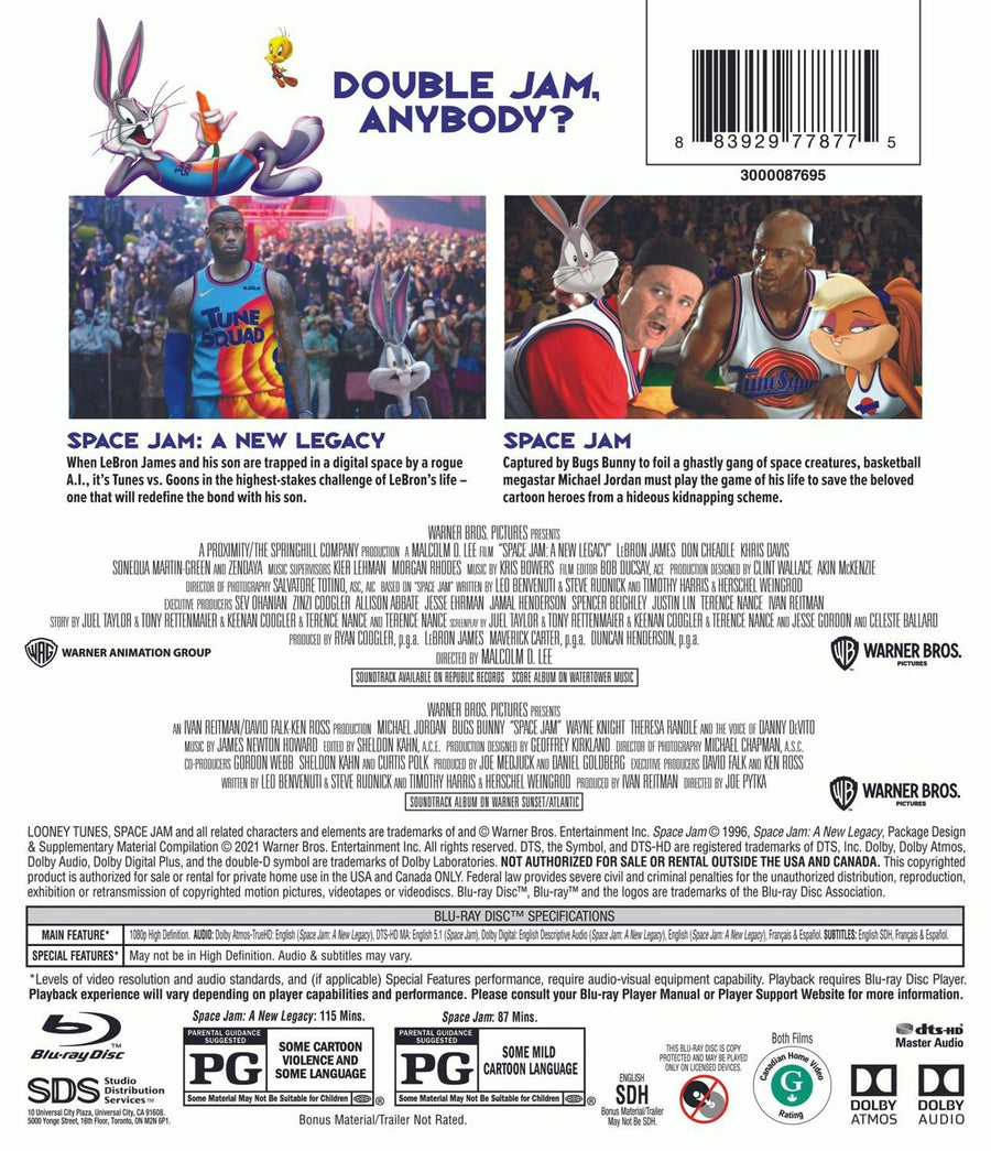 Space Jam/Space Jam: A New Legacy (Blu-ray Double Feature) [Blu-ray]