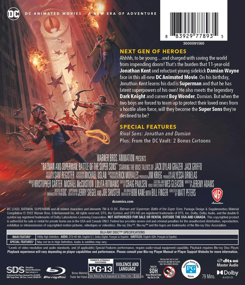 Batman and Superman: Battle of the Super Sons [Blu-ray]