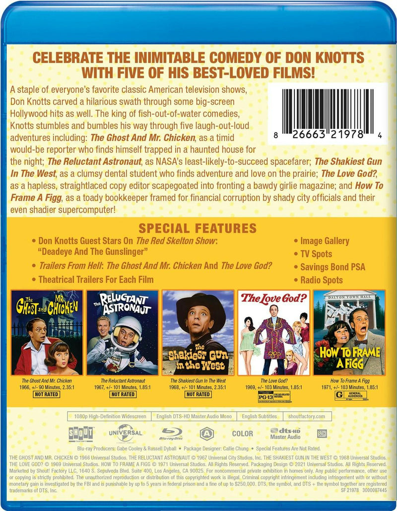 Don Knotts: 5-Film Collection [Blu-ray]