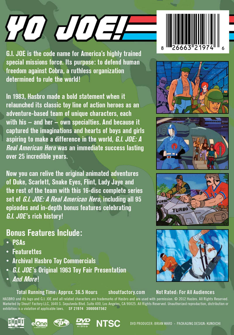 G.I. Joe: A Real American Hero Complete Collection (DVD Set) [DVD]