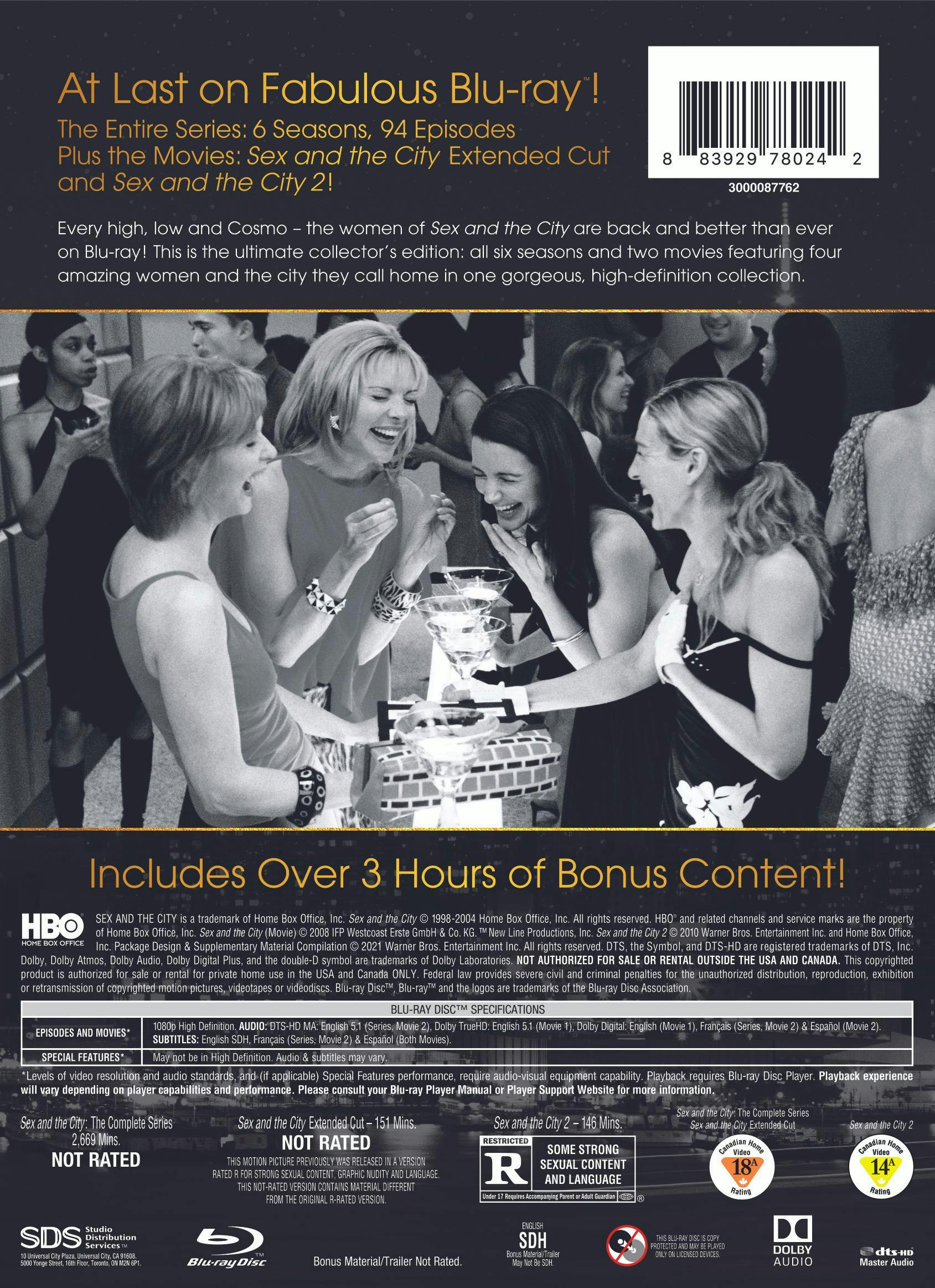 Sex and the City: The Complete Series and Films (Box Set) [Blu-ray]