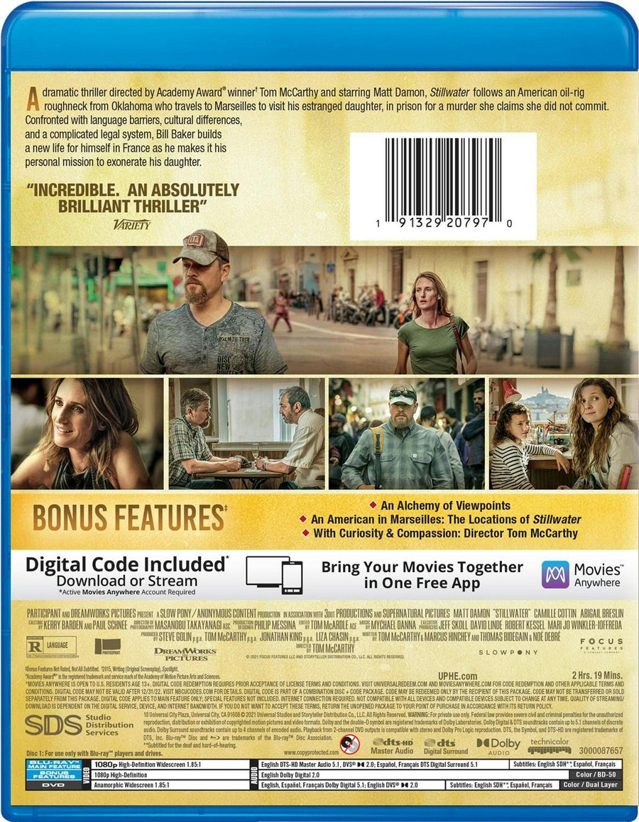Stillwater (with DVD) [Blu-ray]