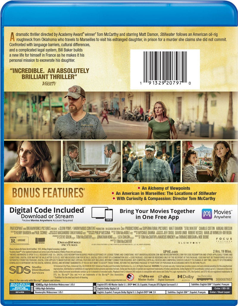 Stillwater (with DVD) [Blu-ray]