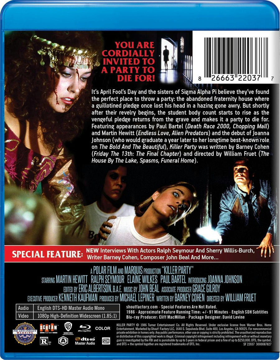 Killer Party [Blu-ray]