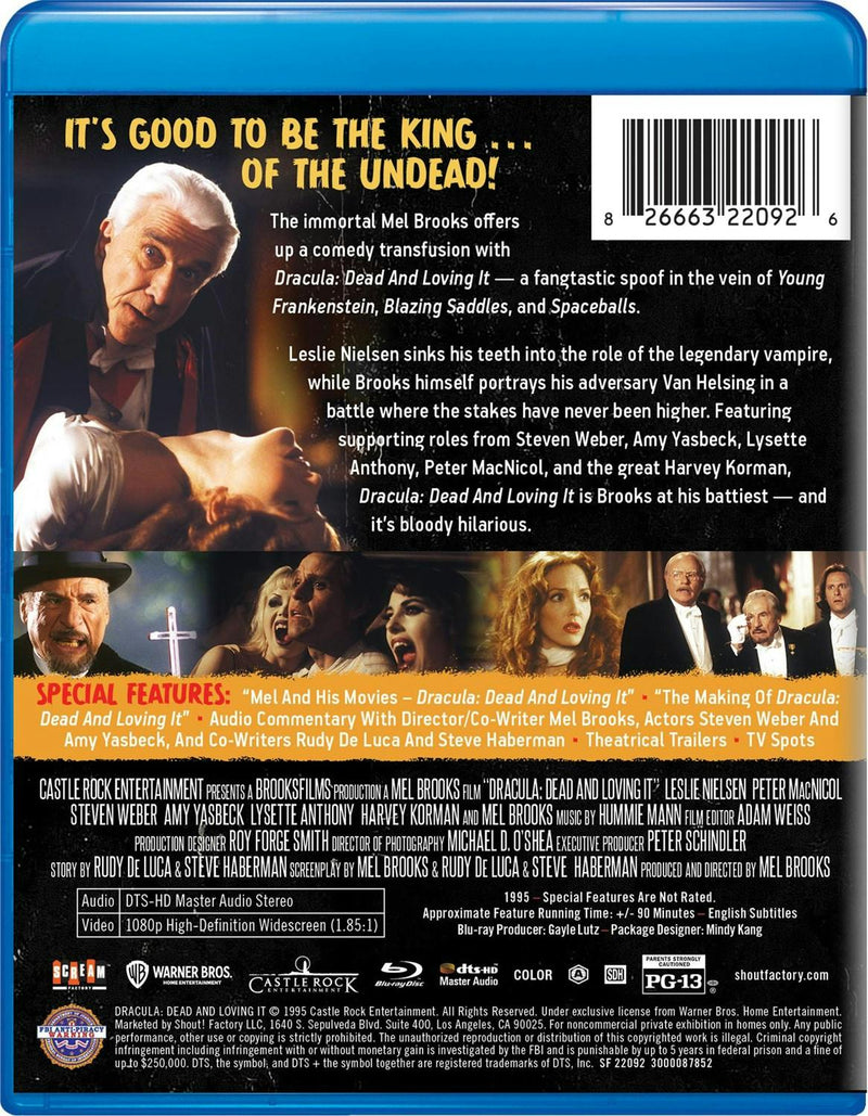Dracula: Dead And Loving It [Blu-ray]