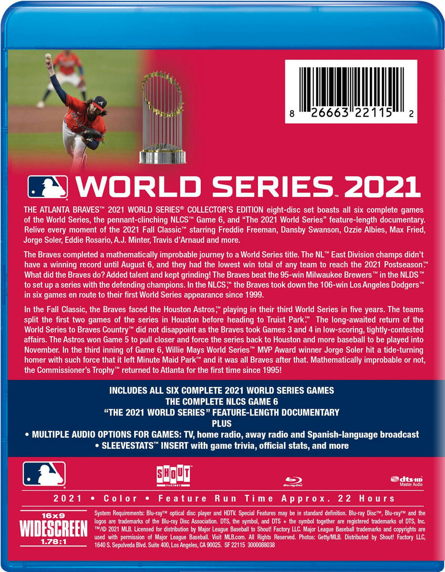 2021 World Series Collector's Edition: Atlanta Braves [Blu-ray]