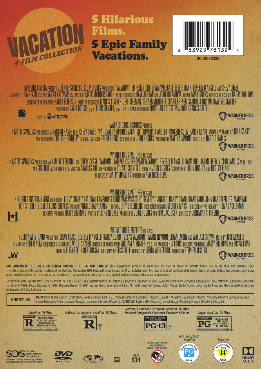 Vacation 5-film Collection (Box Set) [DVD]