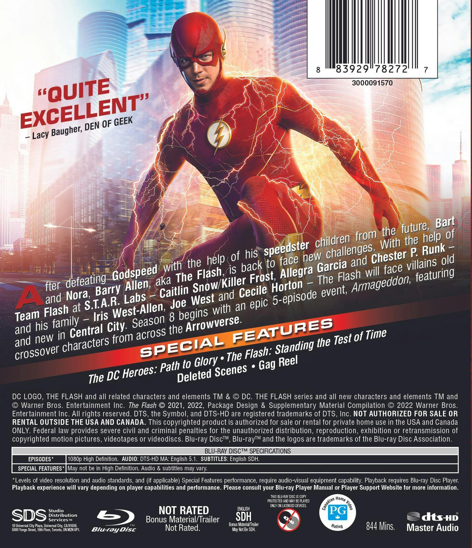 The Flash: The Complete Eighth Season (Box Set) [Blu-ray