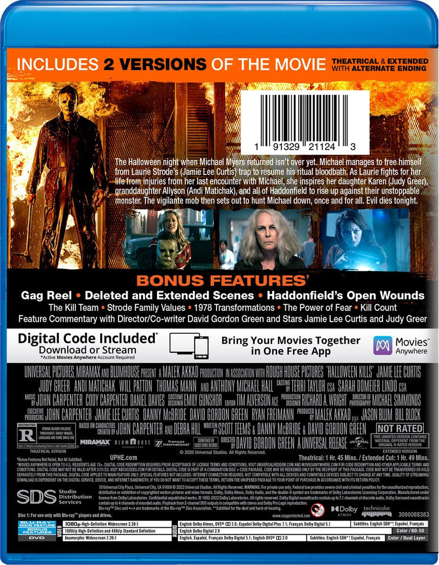 Halloween Kills (with DVD) [Blu-ray]