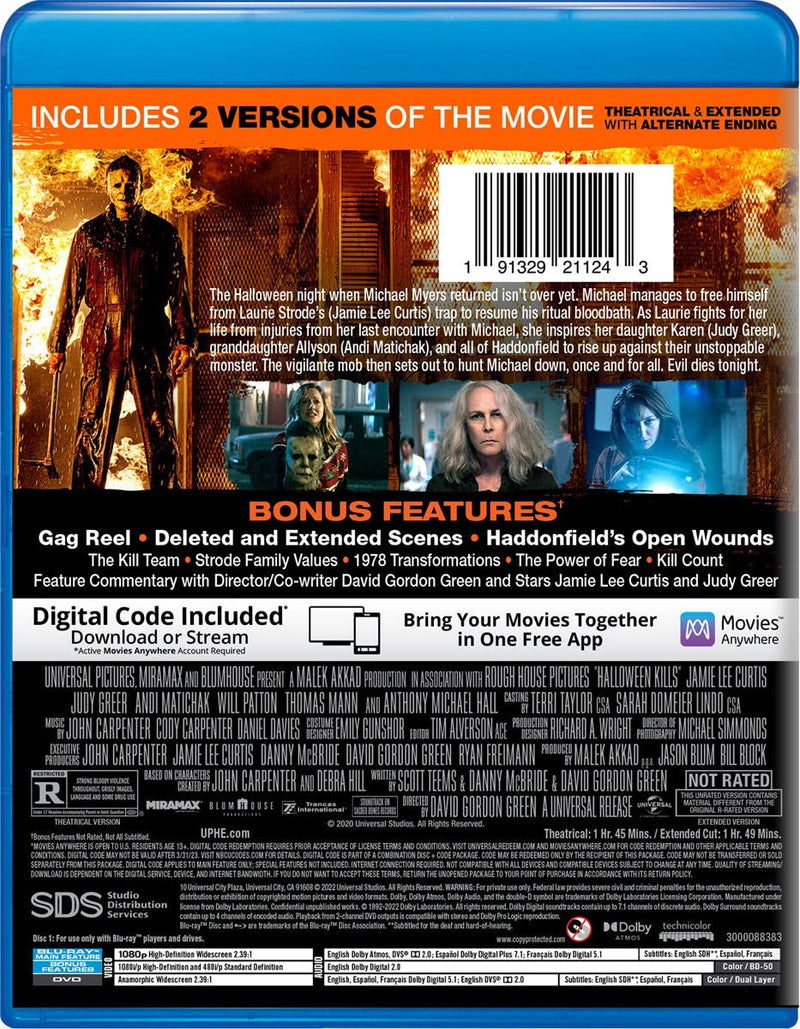 Halloween Kills (with DVD) [Blu-ray]