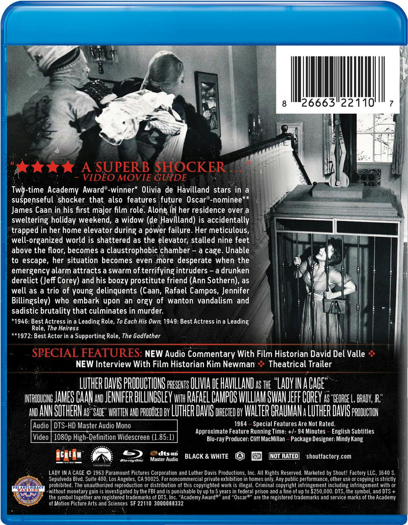 Lady In A Cage [Blu-ray]