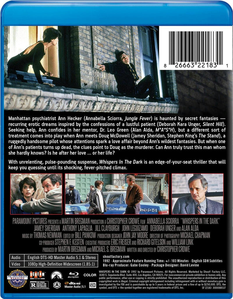 Whispers In The Dark [Blu-ray]