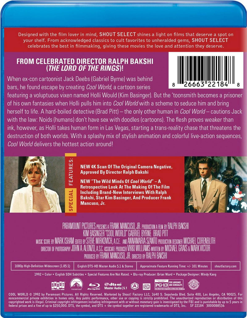 Cool World [Collector's Edition] [Blu-ray]