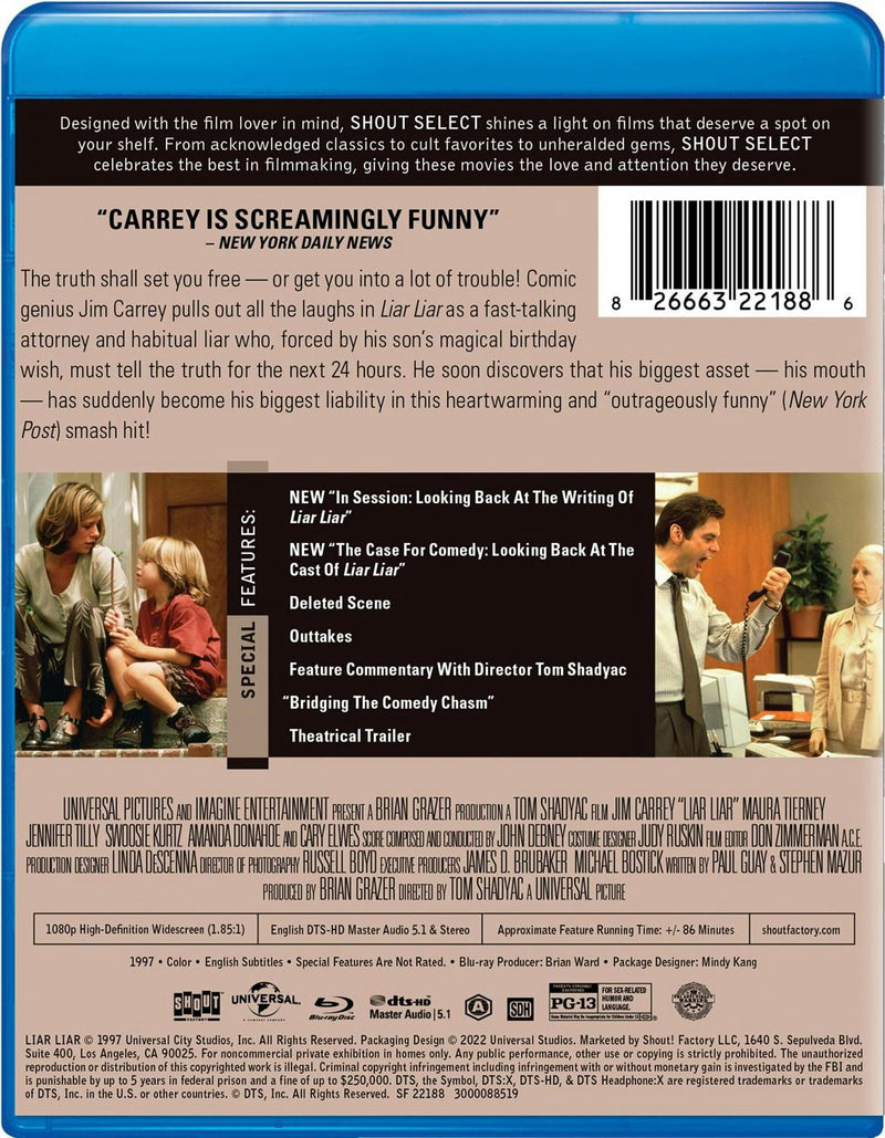 Liar Liar [25th Anniversary Edition] [Blu-ray]
