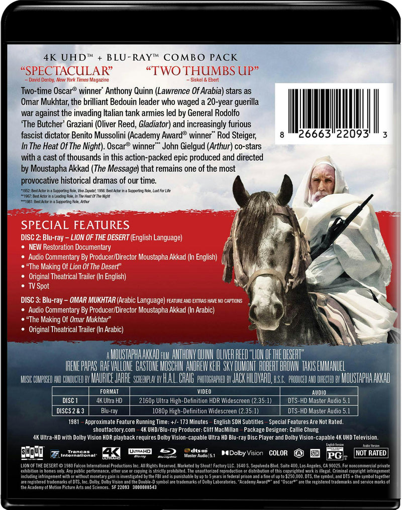 Lion Of the Desert [UHD]
