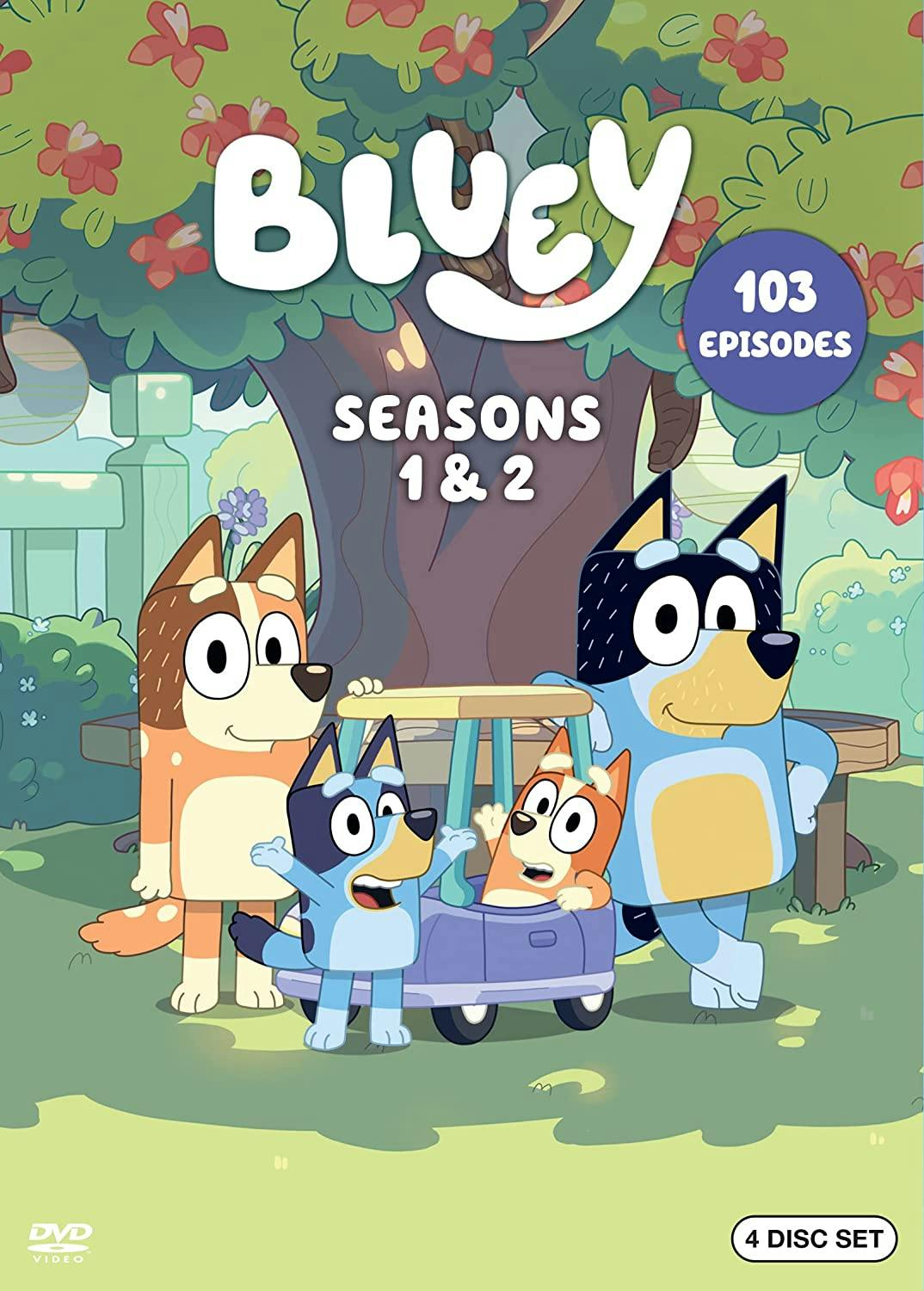 Bluey: Complete Seasons One and Two (Box Set) [DVD] – GRUV