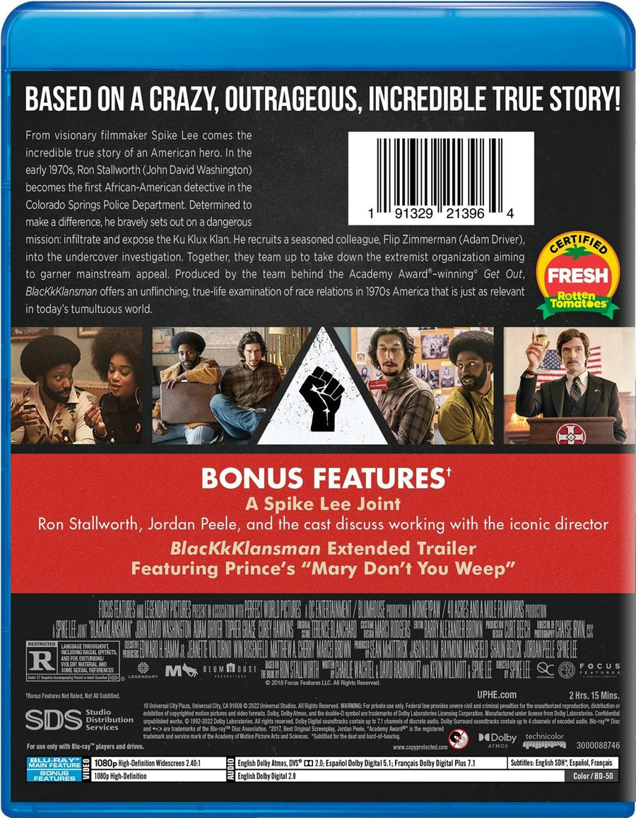BlackkKlansman [Blu-ray]