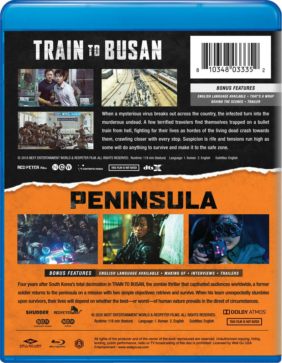 Train to Busan/Train to Busan Presents - Peninsula (Blu-ray Double Feature) [Blu-ray]