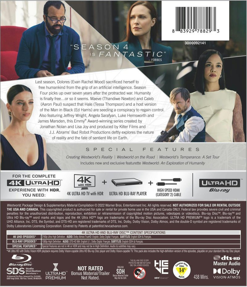 Westworld: Season Four - The Choice (4K Ultra HD + Blu-ray) [UHD]