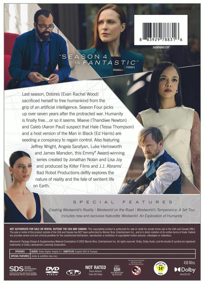 Westworld: Season Four - The Choice (Box Set) [DVD]