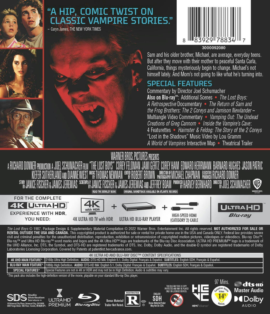 The Lost Boys (4K Ultra HD + Blu-ray) [UHD]