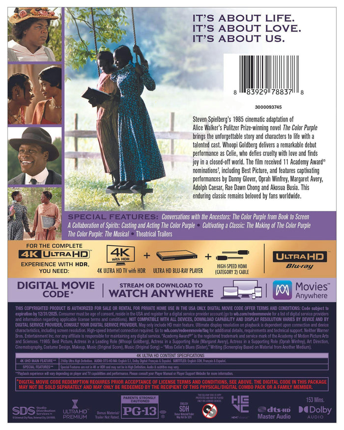 The Color Purple (4K Ultra HD) [UHD]