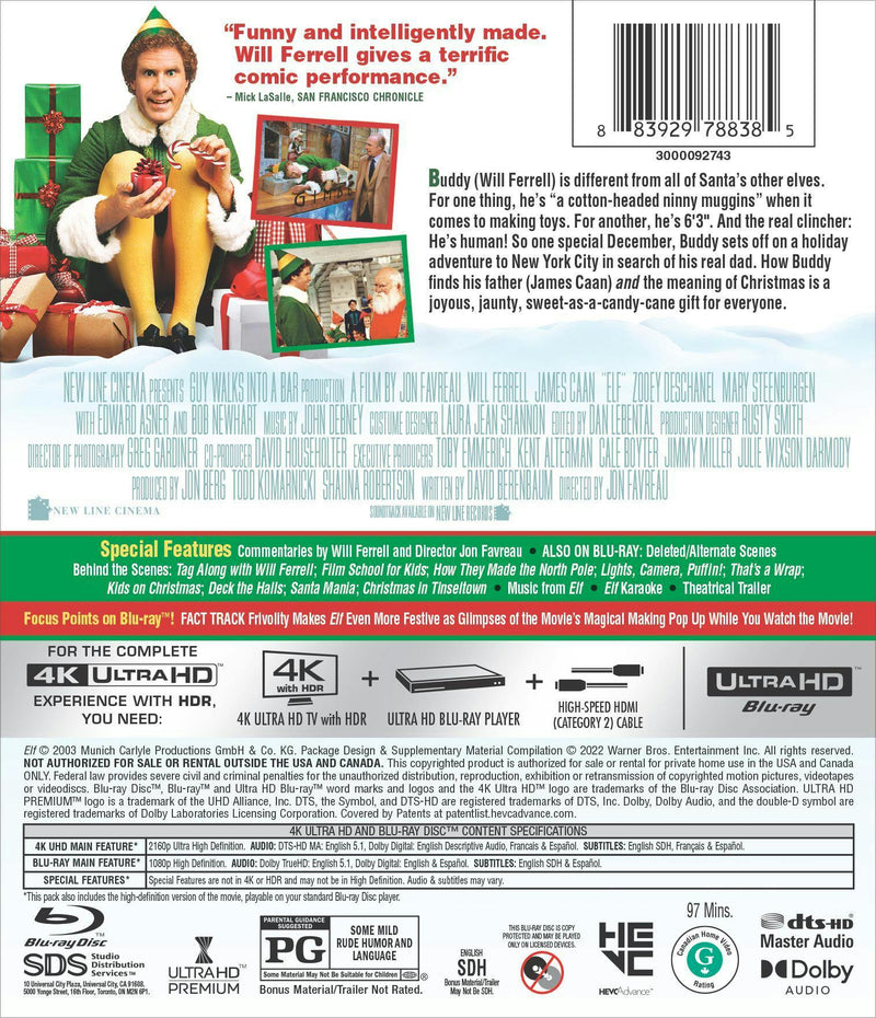 Elf (4K Ultra HD + Blu-ray) [UHD]