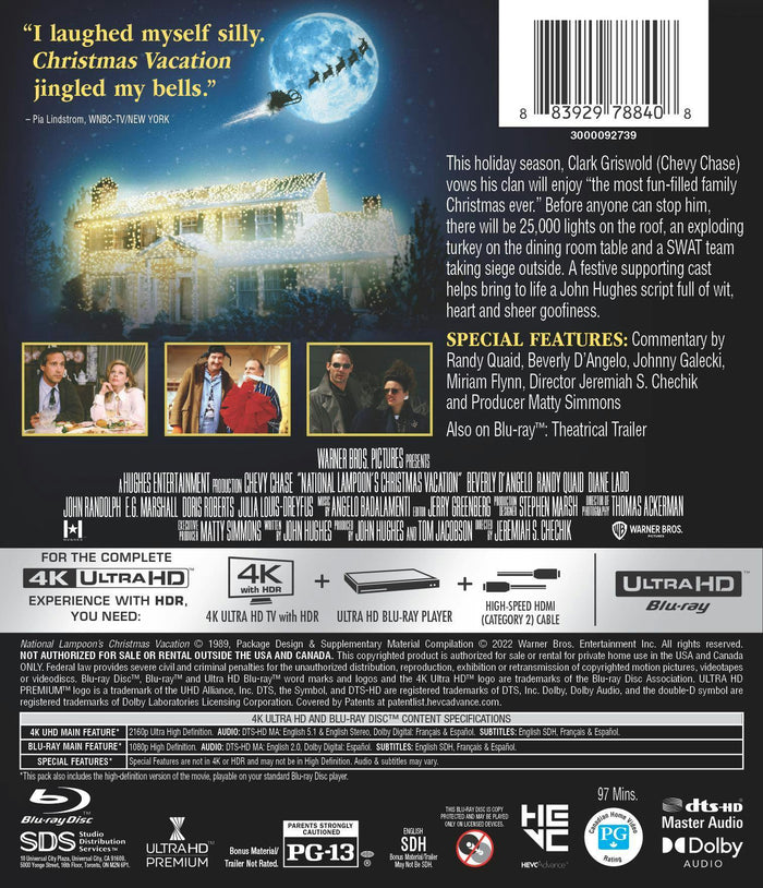 National Lampoon's Christmas Vacation (4K Ultra HD) [UHD]