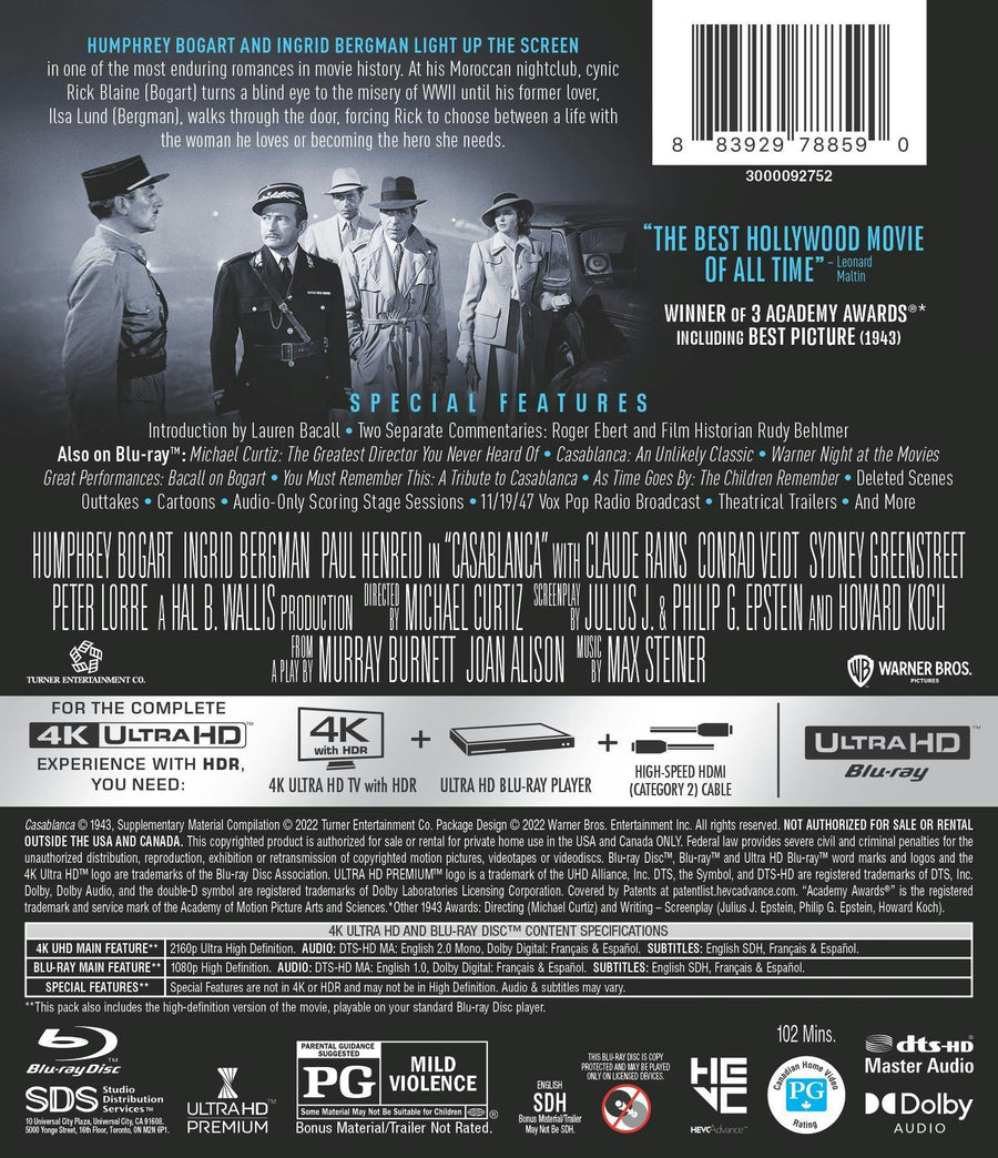 Casablanca (4K Ultra HD) [UHD]