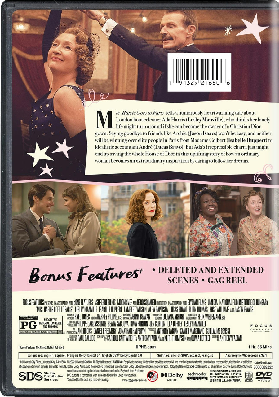 Mrs. Harris Goes to Paris [DVD]