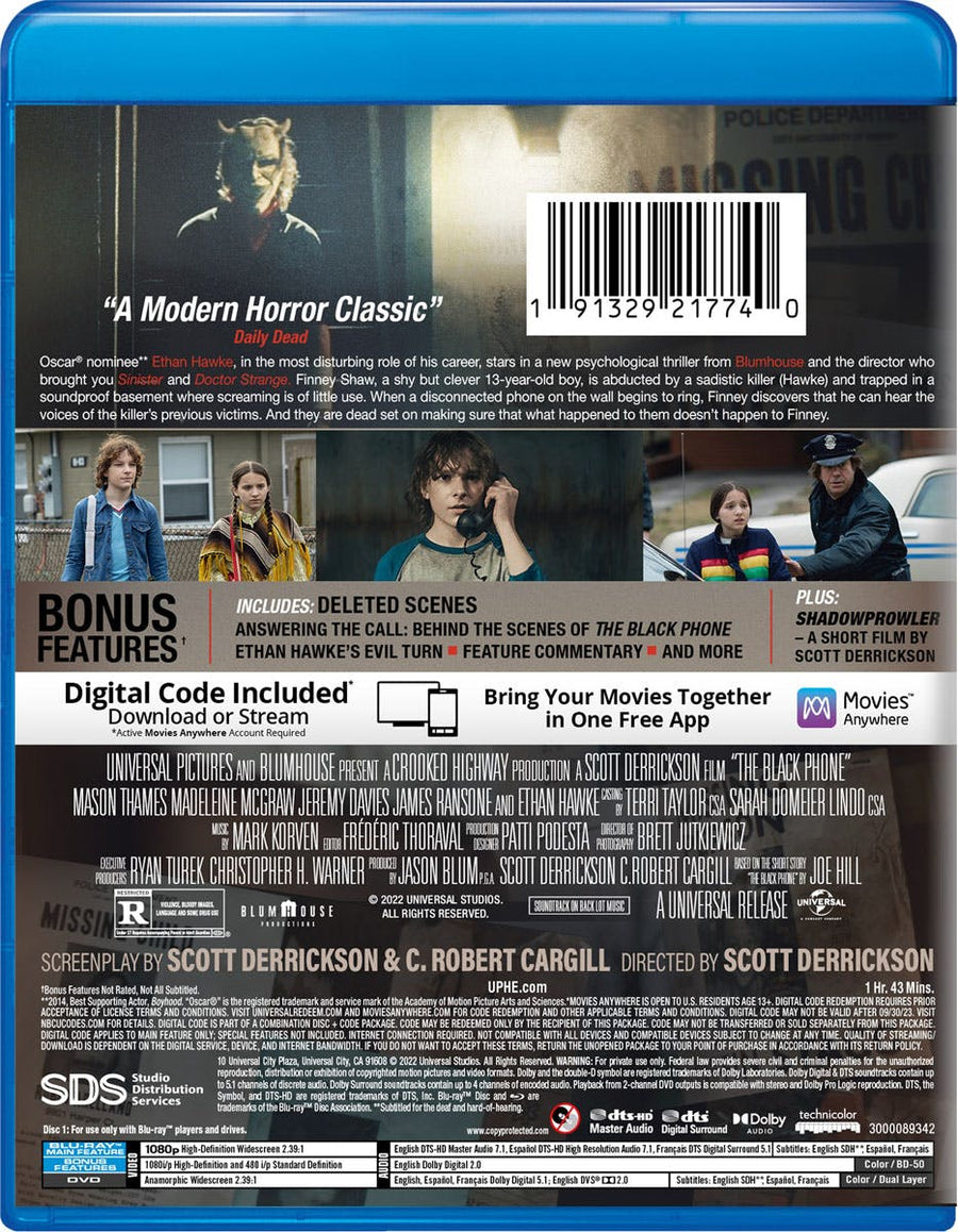 The Black Phone (with DVD) [Blu-ray]