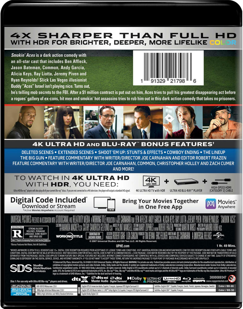 Smokin' Aces (4K Ultra HD + Blu-ray) [UHD]