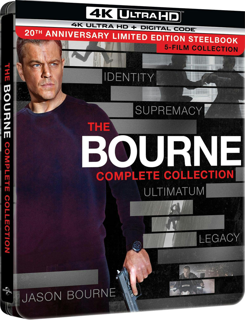 The Bourne Complete Collection (20th Anniversary Limited Edition Steelbook 4K Ultra HD + Digital) [UHD]