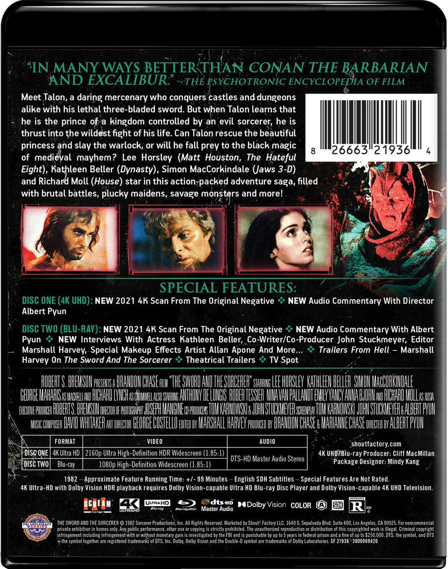 The Sword and the Sorcerer (4K Ultra HD + Blu-ray (Collector's Edition)) [UHD]