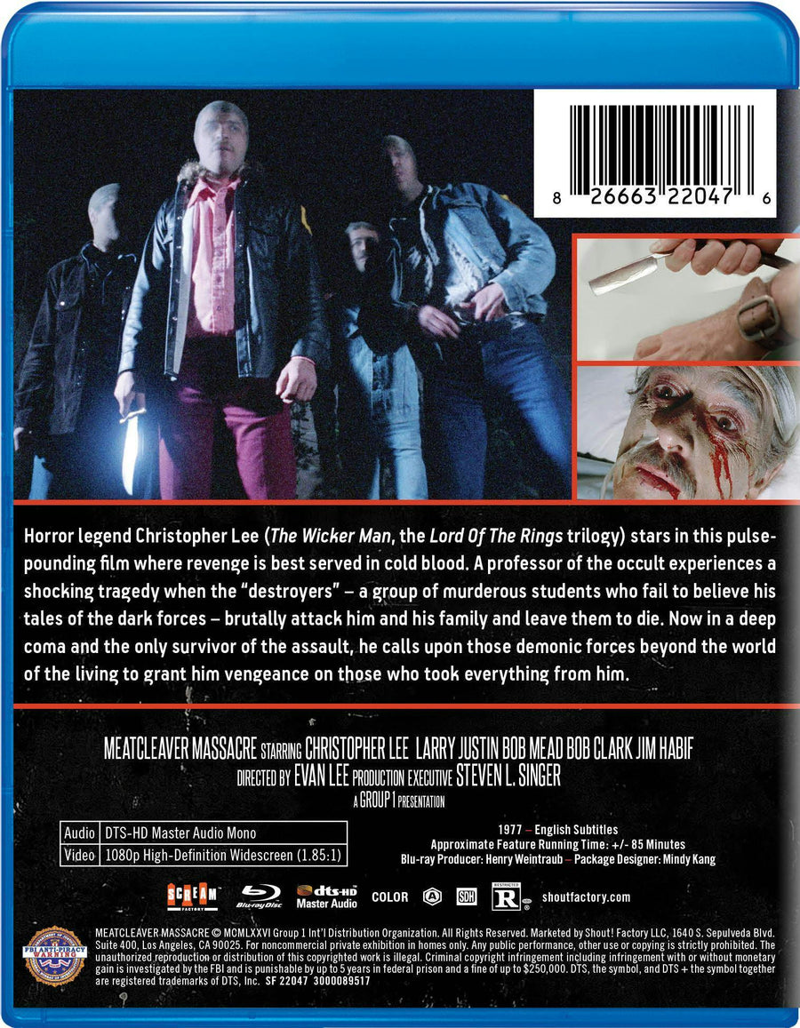 Meatcleaver Massacre [Blu-ray]