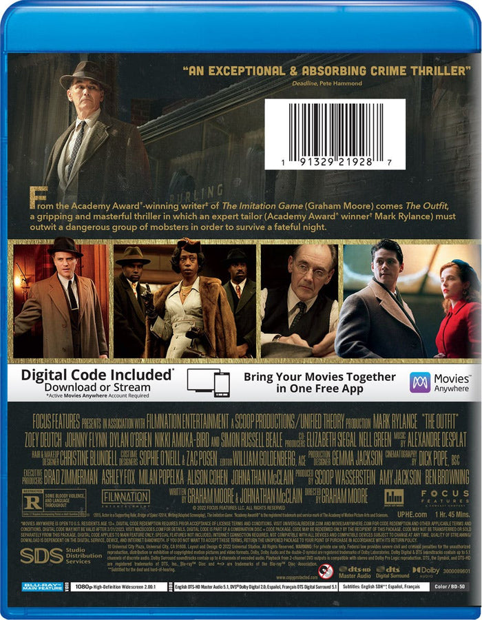 The Outfit (Blu-ray + Digital Copy) [Blu-ray]