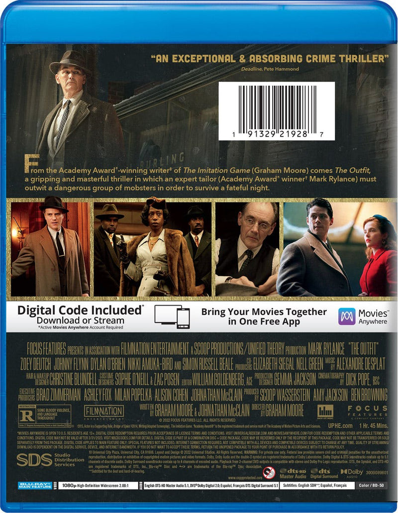 The Outfit (Blu-ray + Digital Copy) [Blu-ray]
