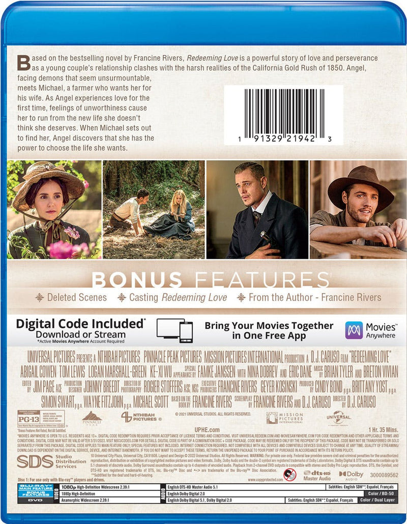 Redeeming Love (with DVD) [Blu-ray]