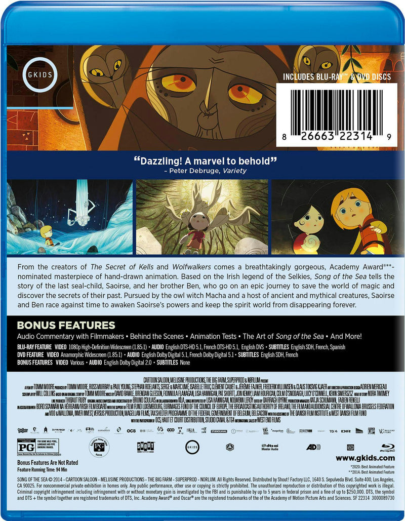 Song Of The Sea [Blu-ray]