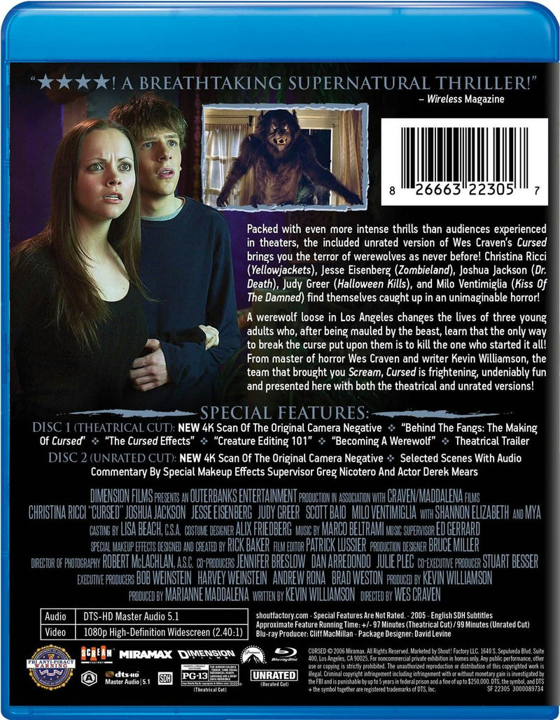 Cursed [Collector's Edition] [Blu-ray]