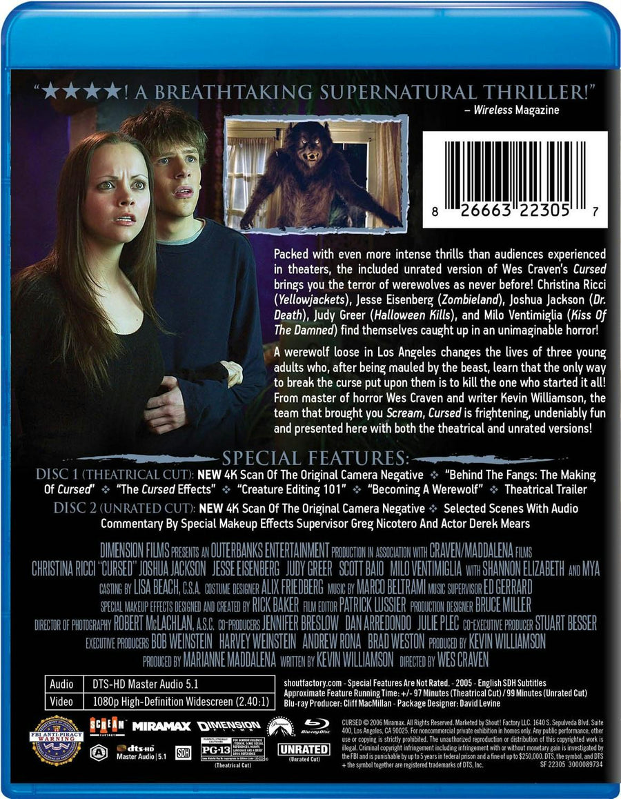 Cursed [Collector's Edition] [Blu-ray]