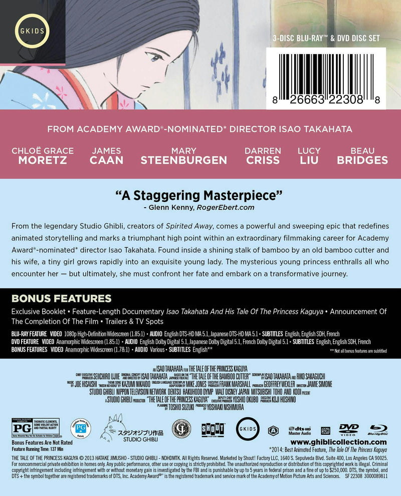 The Tale Of The Princess Kaguya [Limited Edition Steelbook] [Blu-ray]