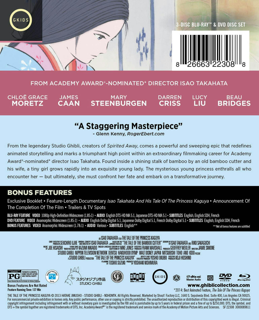 The Tale Of The Princess Kaguya [Limited Edition Steelbook] [Blu-ray]