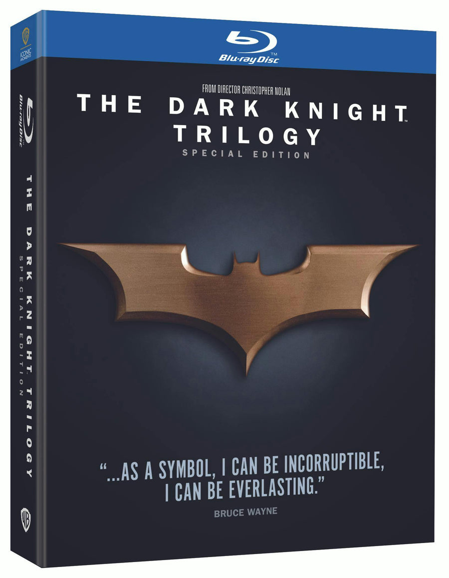 The Dark Knight Trilogy (Special Edition) (Iconic Moments LL/BD) [Blu-ray]