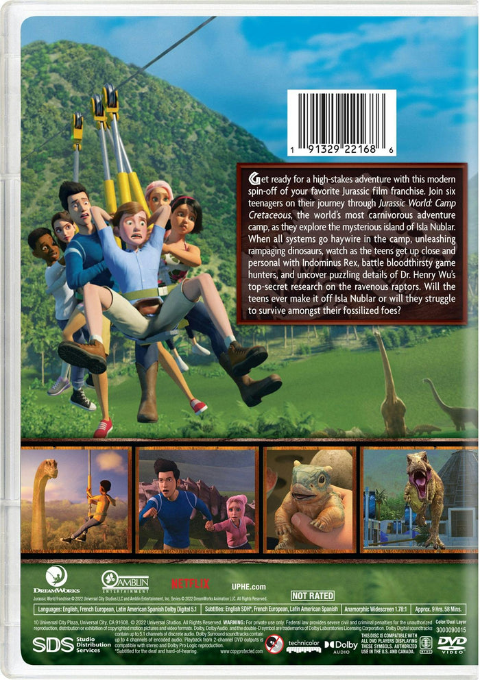 Jurassic World - Camp Cretaceous Seasons 1-3 (Box Set) [DVD]