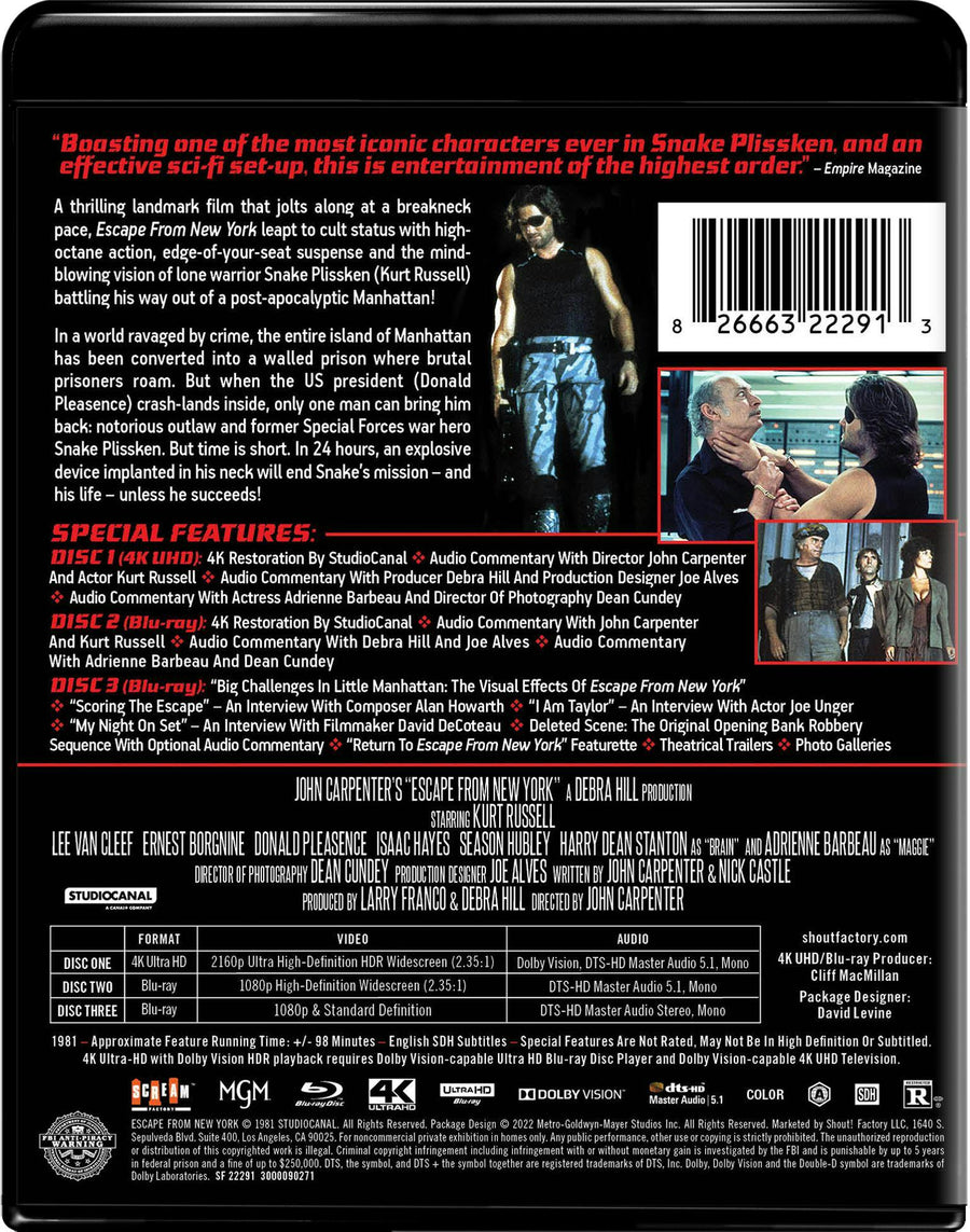Escape From New York [Collector's Edition] [UHD]