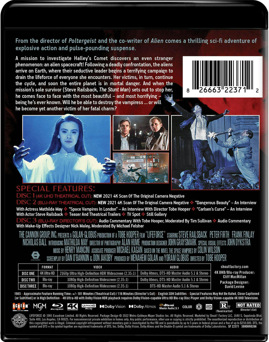 Lifeforce [Collector's Edition] [UHD]