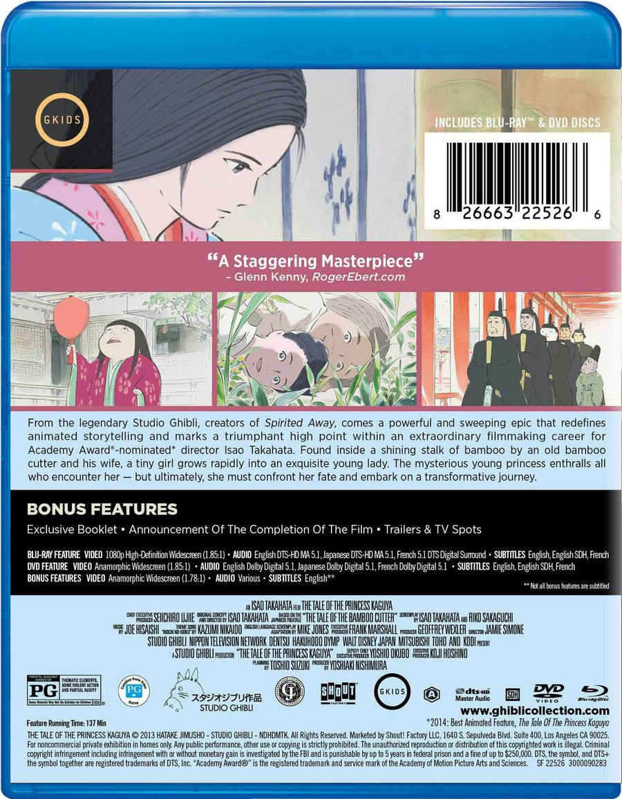 The Tale Of The Princess Kaguya [Blu-ray]